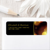 Twilight Bokeh Lights Wedding Etiket (Insitu)