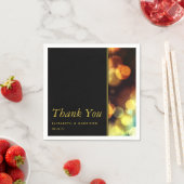 Twilight Bokeh Lights Wedding Servet (Insitu)