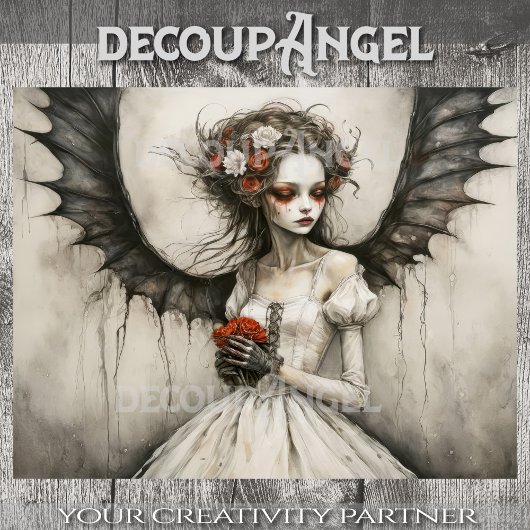 Twilight Bride - Angela - Decoupage - Tissuepapier