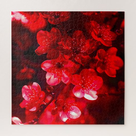 Twilight Cherry Blossom Glow Legpuzzel (Verticaal)