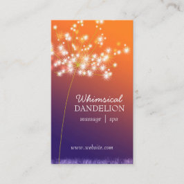 Twilight Dandelion Business Appointards Afsprakenkaartje