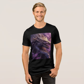 Twilight Dragon in Purple Storm Tri-Blend Shirt