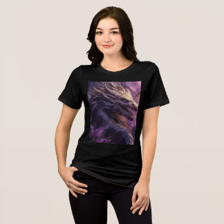Twilight Dragon in Purple Storm Tri-Blend Shirt