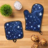 Twilight Drift Ovenwant & Pannenlap Set (Top down)