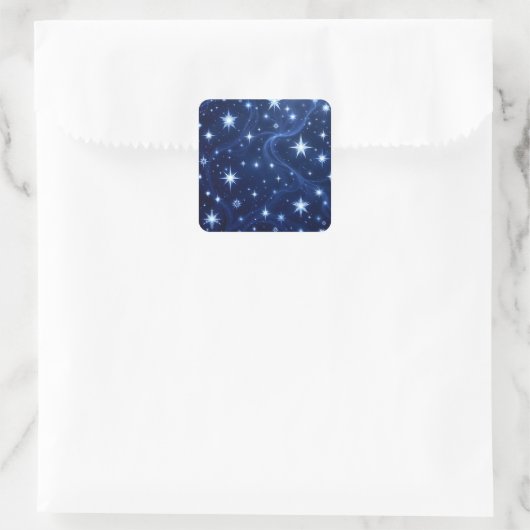 Twilight Drift Vierkante Sticker (Tas)