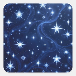 Twilight Drift Vierkante Sticker