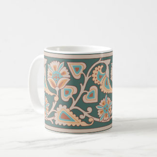 Twilight du désert Art nouveau Floral Coffee Mug
