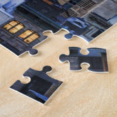 Twilight: EmpStBldg verlicht roze - 04 Legpuzzel (Zijkant)