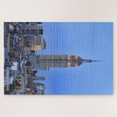 Twilight: EmpStBldg verlicht roze - 04 Legpuzzel (Horizontaal)