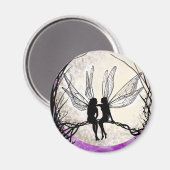 Twilight Fairy Art Magnet Fairy Silhouette (Recto/Verso)