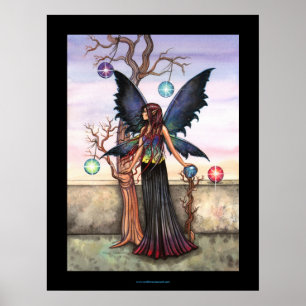 Twilight Fairy, Faerie Kunst Poster Print