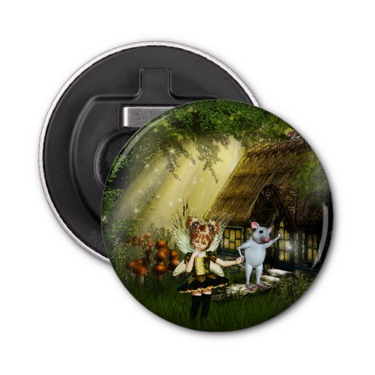 Twilight Fairy Haven Button Flesopener (Voorkant)