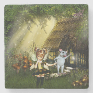 Twilight Fairy Haven Stenen Onderzetter