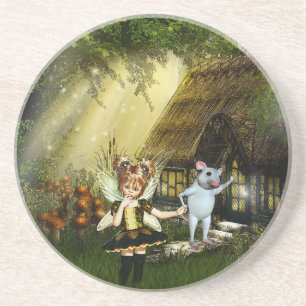 Twilight Fairy Haven Zandsteen Onderzetter