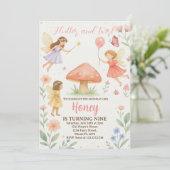 Twilight Fairy verjaardagsuitnodiging Kaart (Staand voorkant)