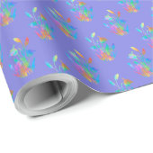 Twilight Floral Clumps Cadeaupapier (Rol Hoek)