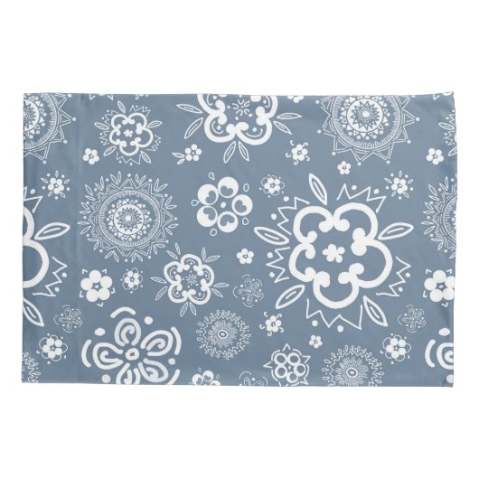 Twilight Garden - Een traditionele bloemendans Kussensloop (Achterkant)