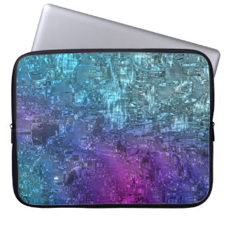 Twilight Geometric Abstract Art Laptop Hoesje Sleeve