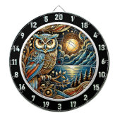 Twilight Guardian Uil Dartboard Art Dartbord (Voorkant)