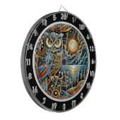 Twilight Guardian Uil Dartboard Art Dartbord (Voorkant Links)