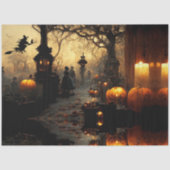Twilight  Halloween Scène Decoupage Tissuepapier (Voorkant)