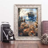 Twilight Harvest Vissers Verzamelen Krabben 8x10 Poster