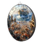 Twilight Harvest vissers verzamelen krabben Dartbord (Voorkant Rechts)