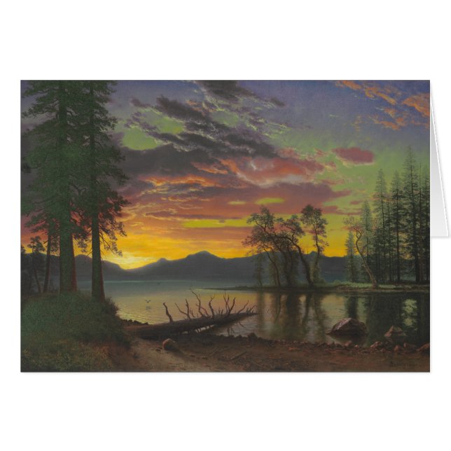 Twilight, Lake Tahoe, c.1870s (olie op canvas) (Voorkant Horizontaal)