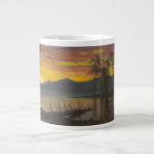 Twilight, Lake Tahoe, c.1870s (olie op canvas) Extra Grote Beker (Voorkant)