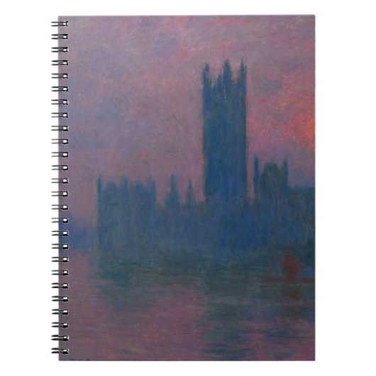 Twilight London Skyline Carnet impressionniste (Devant)