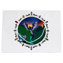 Twilight Magical Crystal Elegant Amethist Dragon Groot Cadeauzakje