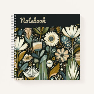 Twilight Meadow - Dromerige wilde flora Notitieboek