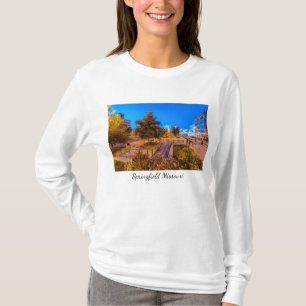 Twilight op het Park Central Square Long Hoeve Tsh T-shirt