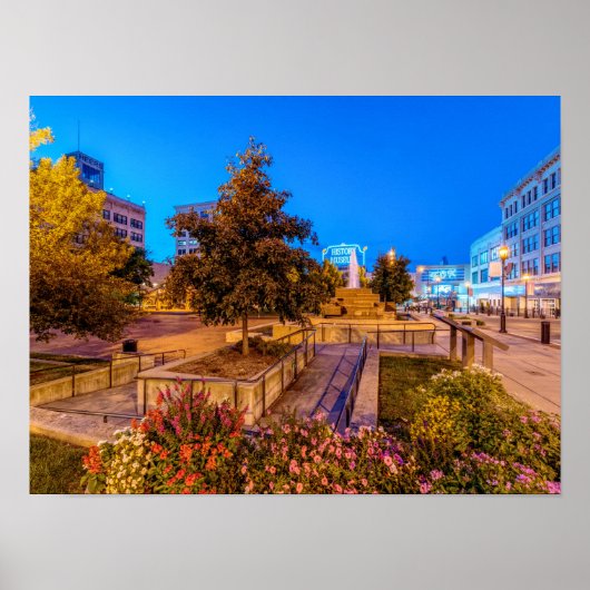 Twilight op Park Central Square Poster (Voorkant)