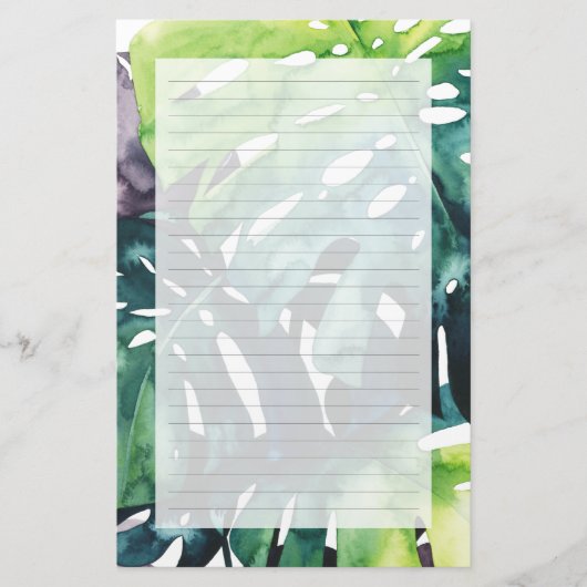 Twilight-palmen - gespleten lef briefpapier (Voorkant)