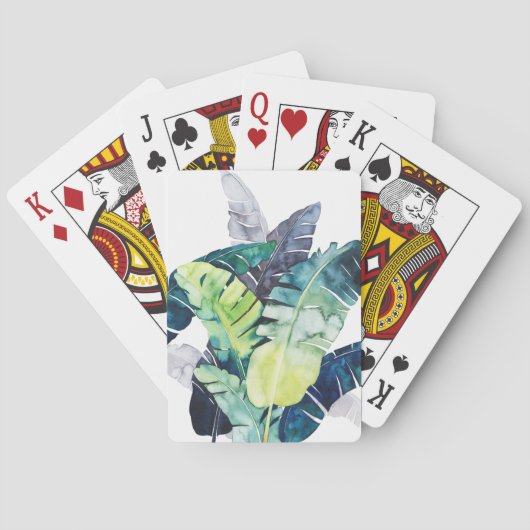 Twilight-palmen - Palmbladeren Pokerkaarten (Achterkant)