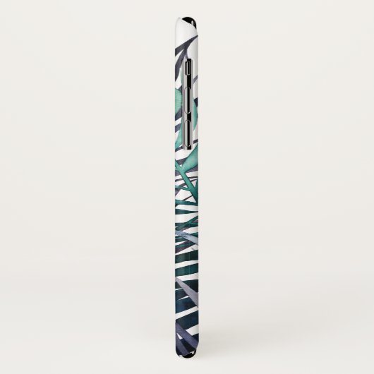 Twilight-palmen - Tropische bladeren Case-Mate iPhone Case (Achterkant/links)