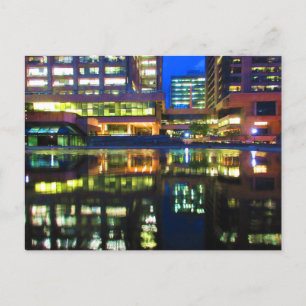 Twilight Reflections City Hall Hull Quebec Briefkaart