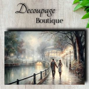 Twilight Rendezvous Decoupage Tissuepapier