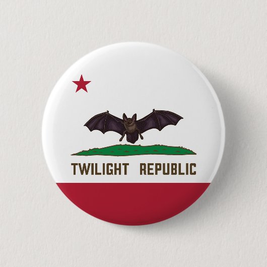 Twilight Republic Vlag Ronde Button 5,7 Cm (Voorkant)