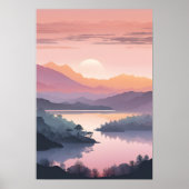 Twilight River Horizons Poster (Voorkant)