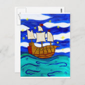 Twilight Ship Briefkaart (Voorkant / Achterkant)