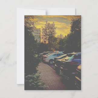 Twilight Silence Urban Postcard – Aanpasbaar Briefkaart