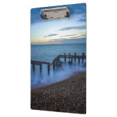 Twilight Sky Over Shoreline en Breakwater Klembord (Links)