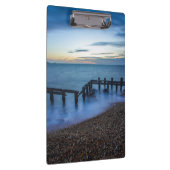 Twilight Sky Over Shoreline en Breakwater Klembord (Rechts)