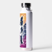 Twilight Sky Wolf Waterfles (Links)