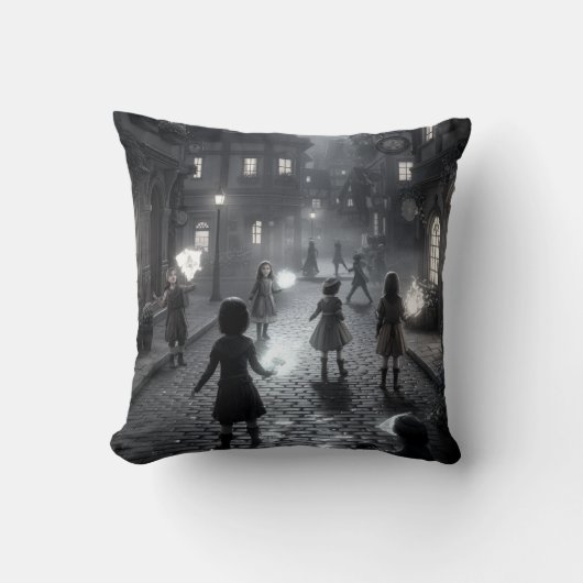 Twilight Tales op Cobblestone Canvas tas Kussen (Voorkant)