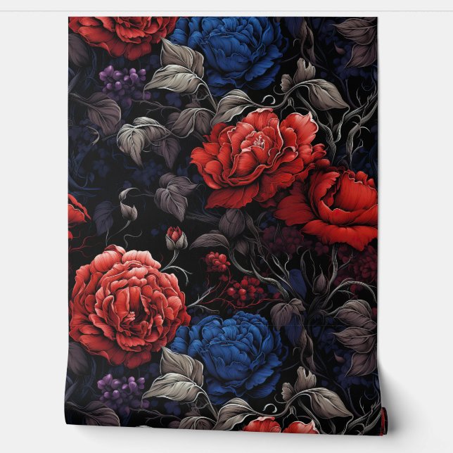 Twilight Thorns Botanical Behang (Afrollen)