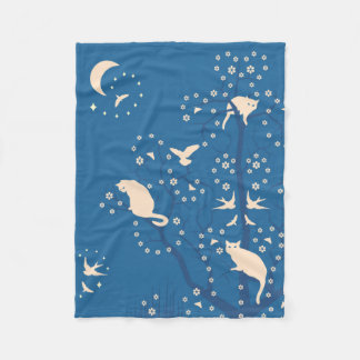 Twilight Tomcats Fleece Blanket Deken