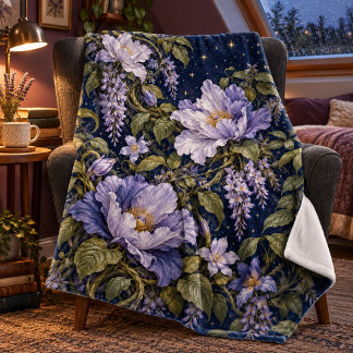 Twilight Vine Canopy Worpdeken Fleece Deken